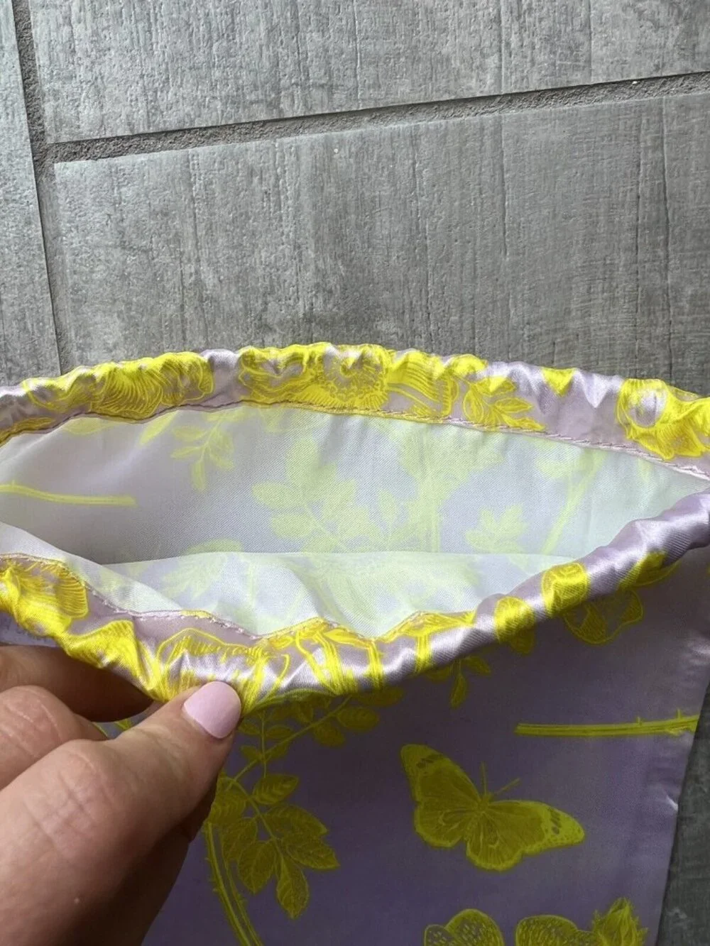 Ipsy satin drawstring